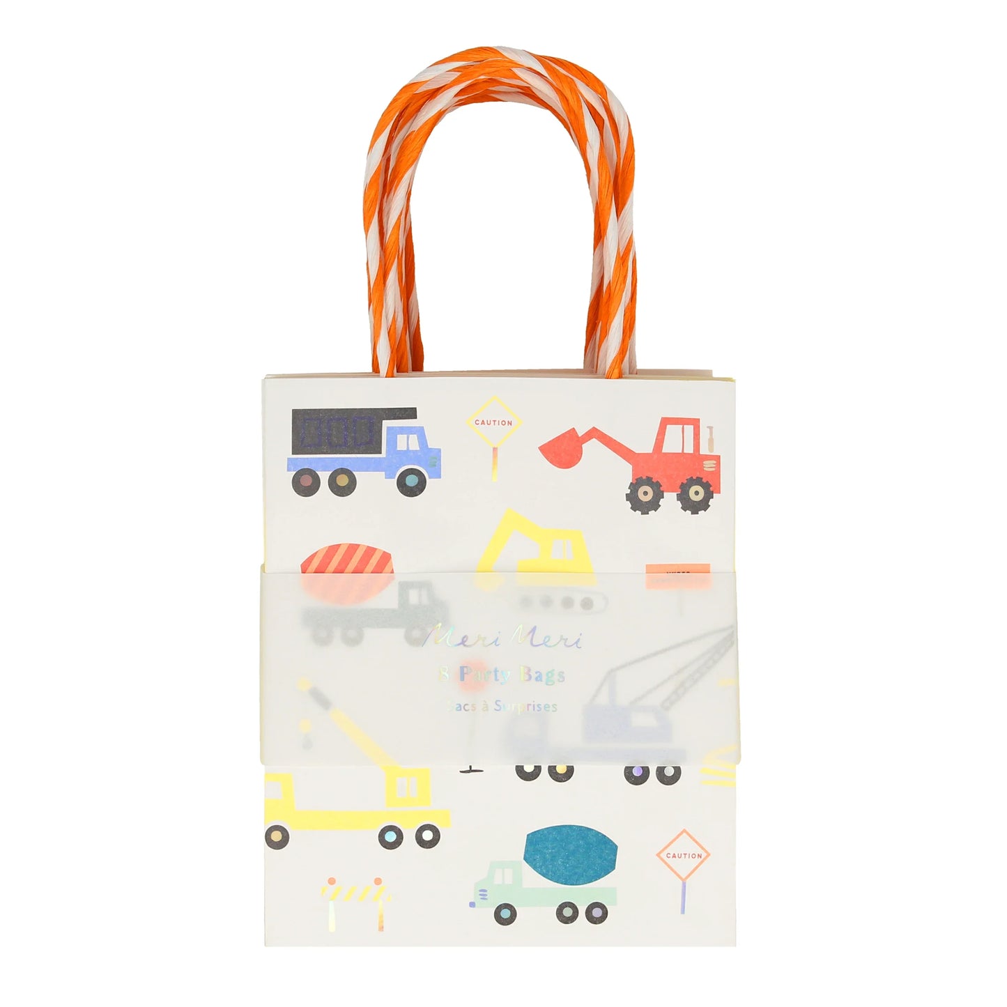 Construction Party Bag, Pack of 8