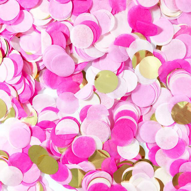Jumbo Confetti Balloon - Pink Party