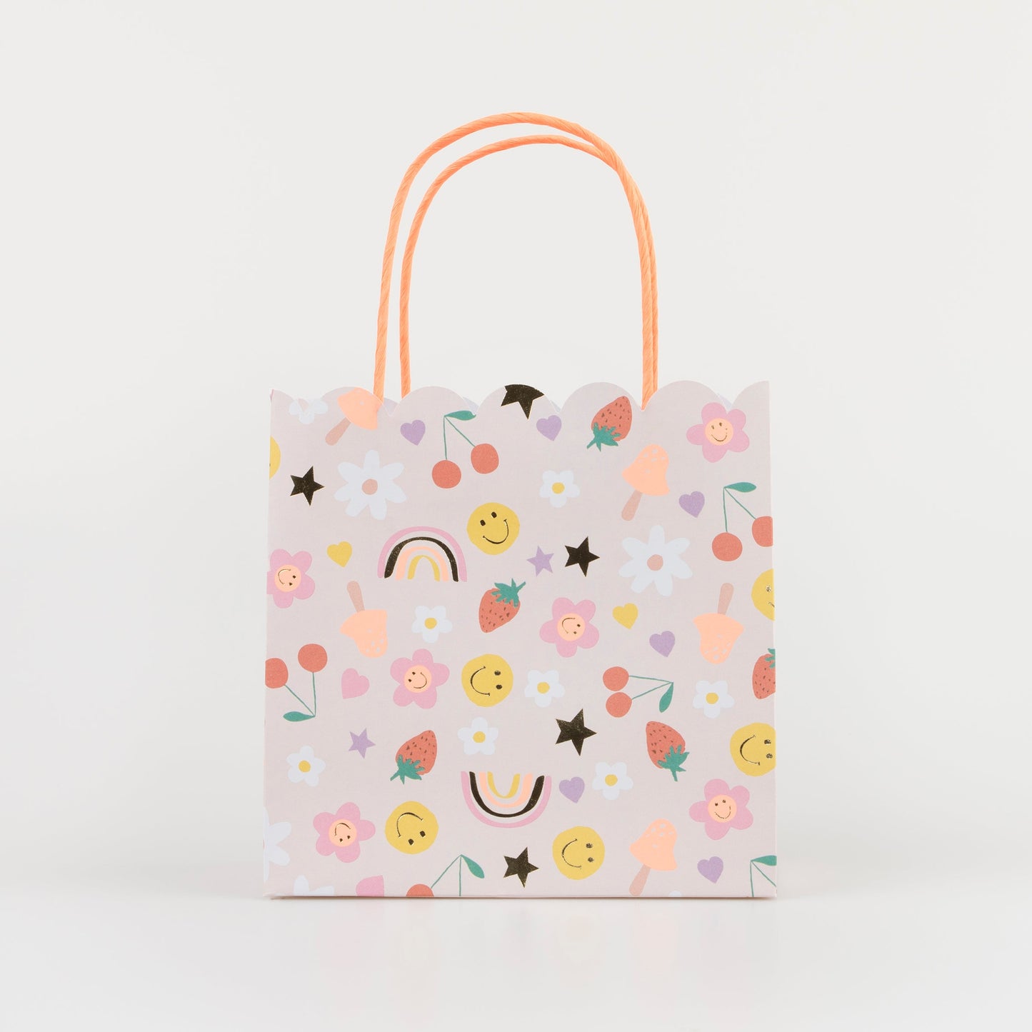 Happy Face Icons Party Bags, Pack of 8