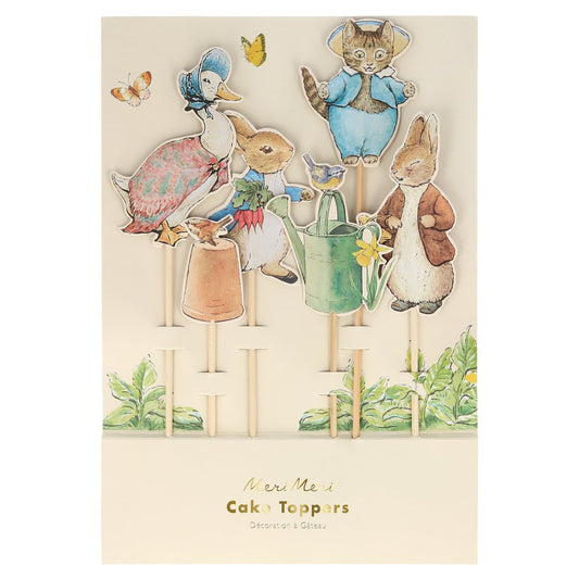 Peter Rabbit & Friends Cake Toppers, Pack of 6