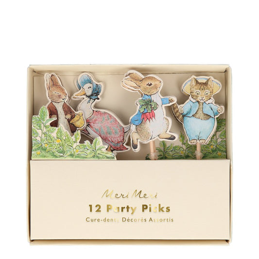 Peter Rabbit & Friends Party Picks, Pack of 12